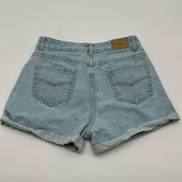 Floral Embroidered Denim Shorts, Feminine Floral Jean Shorts Sz S - Picture 5 of 7